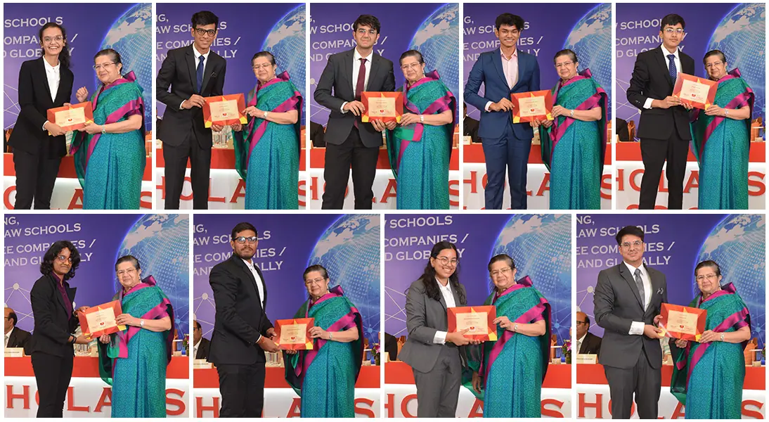 Mrs. Rajashree Birla felicitates our scholars