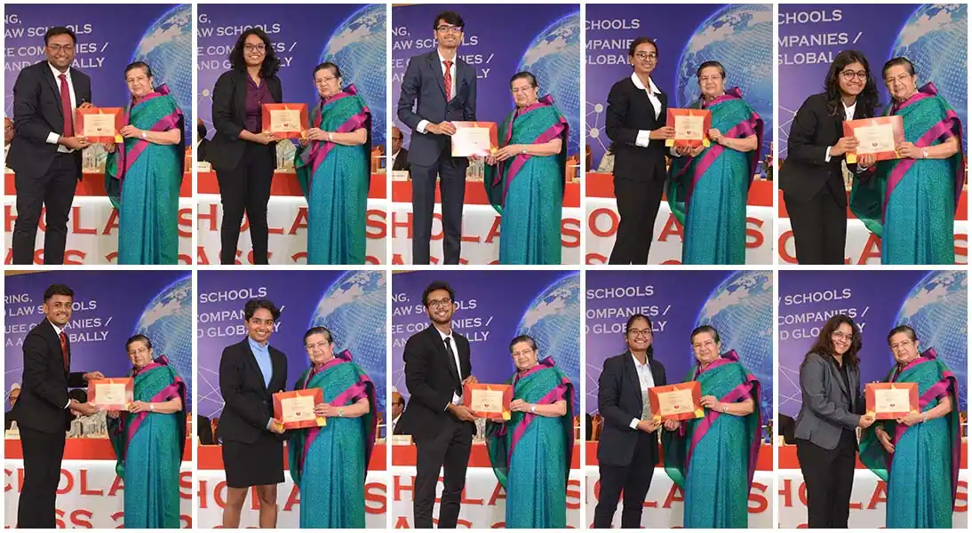 Mrs. Rajashree Birla felicitates our scholars