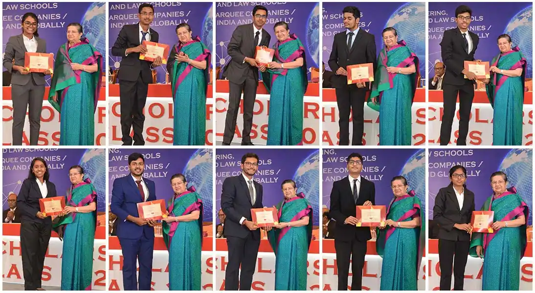 Mrs. Rajashree Birla felicitates our scholars