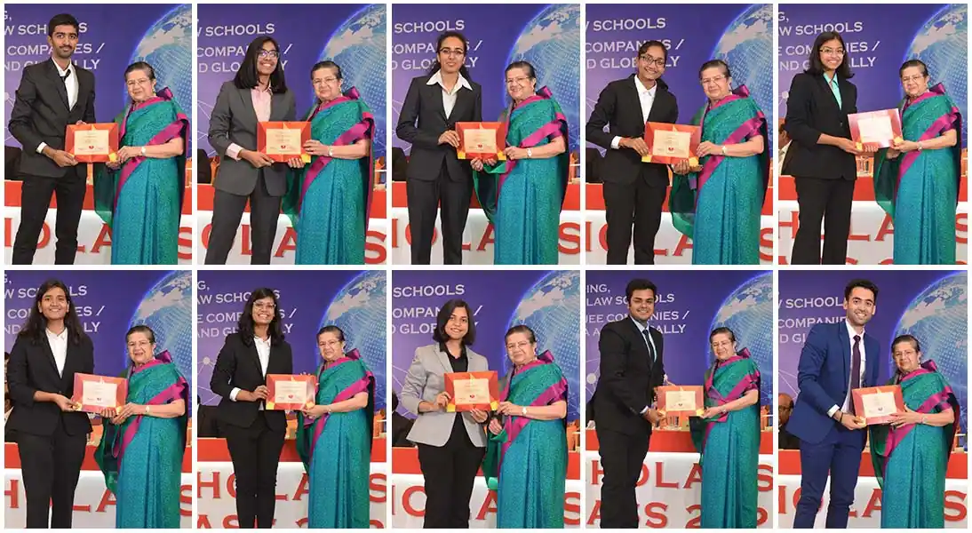 Mrs. Rajashree Birla felicitates our scholars